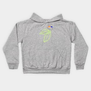 Logo Pod Lime Kids Hoodie